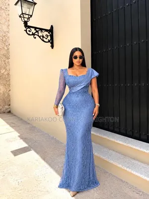 Elegant Lace Asymmetric-Strap Party Dress (4 Colors)