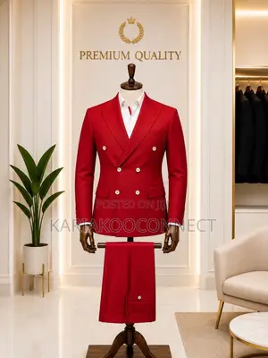 Premium Quality Double-Breasted 2-Piece Suit