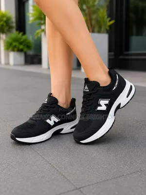 White Light Pink Accent Sport Sneakers