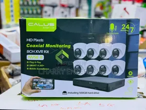 Original 8 Channel Calus CCTV Set of 8 Cameras and HDD 500gb Nvs88