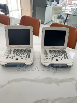 Portable Ultrasound DW-580 Two Probes Black and White.