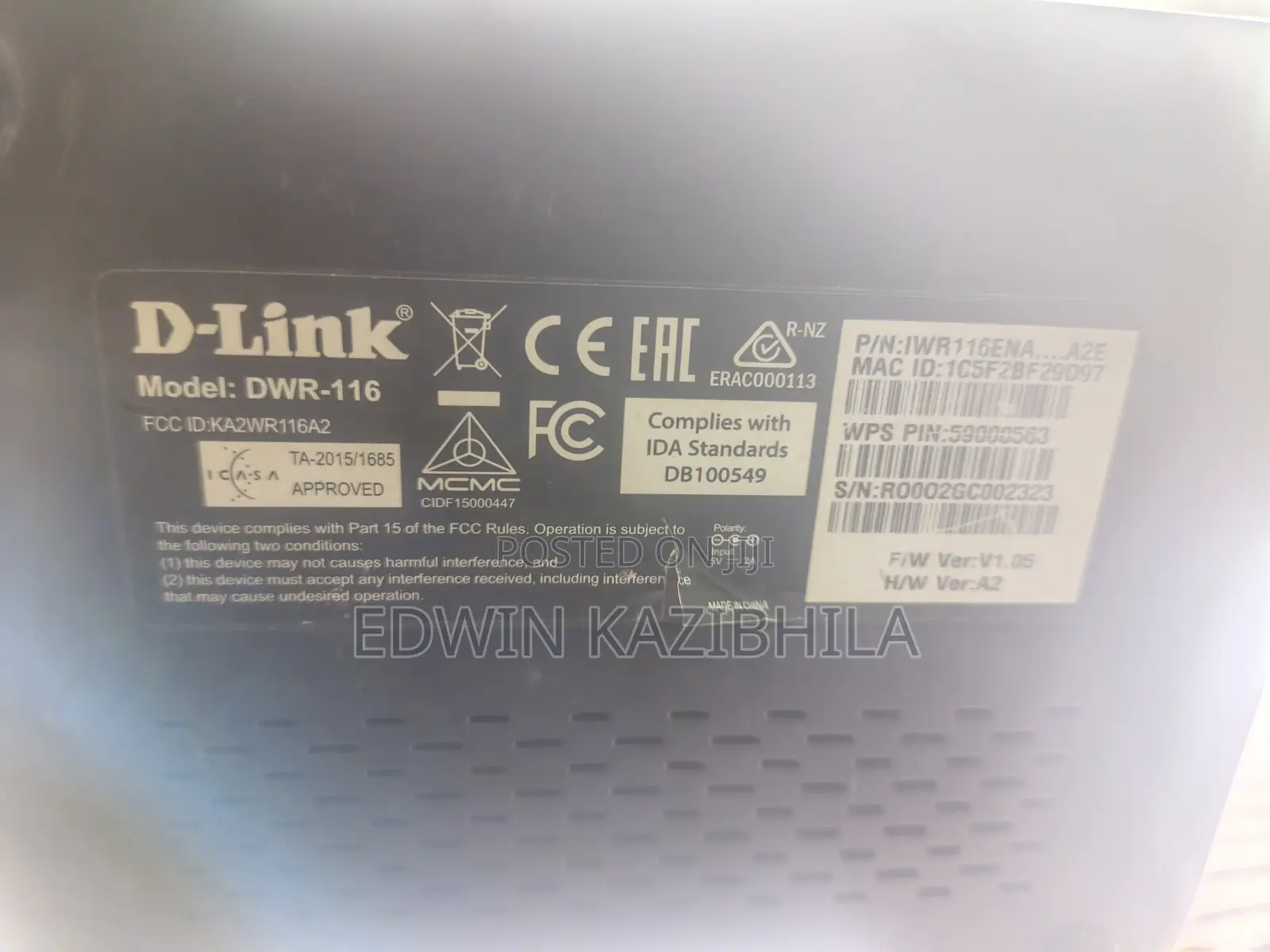 D-Link Router With Built in Wifi