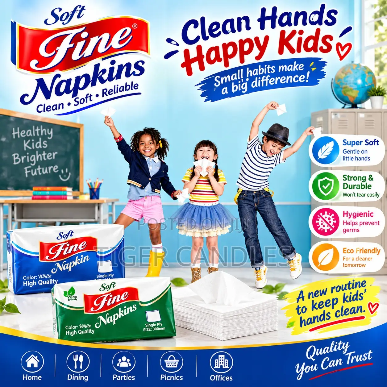 Soft Fine Napkin Tissue