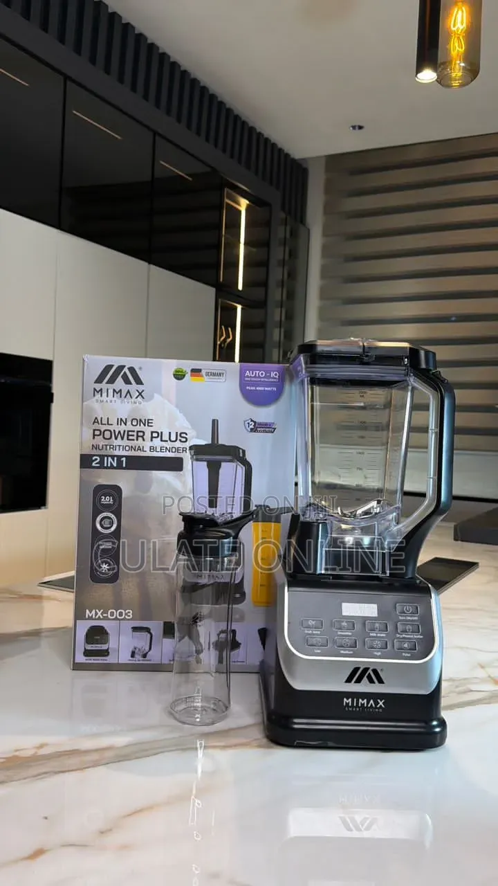2ltrs Mimax 2 in 1 Power Plus Nutritional Blender