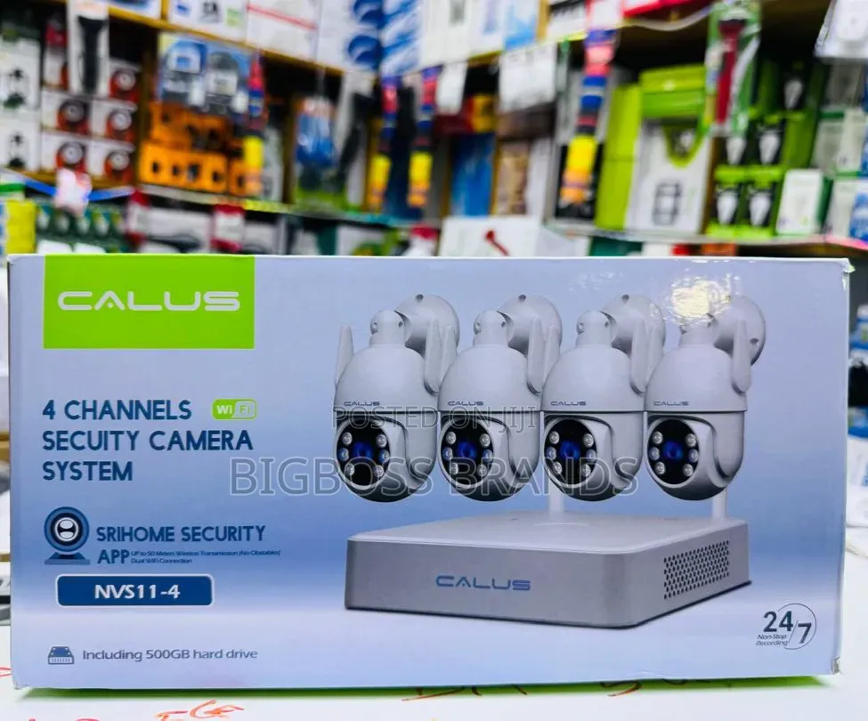 Calus CCTV 4 Cameras Model (Nvs11-4) Full Set