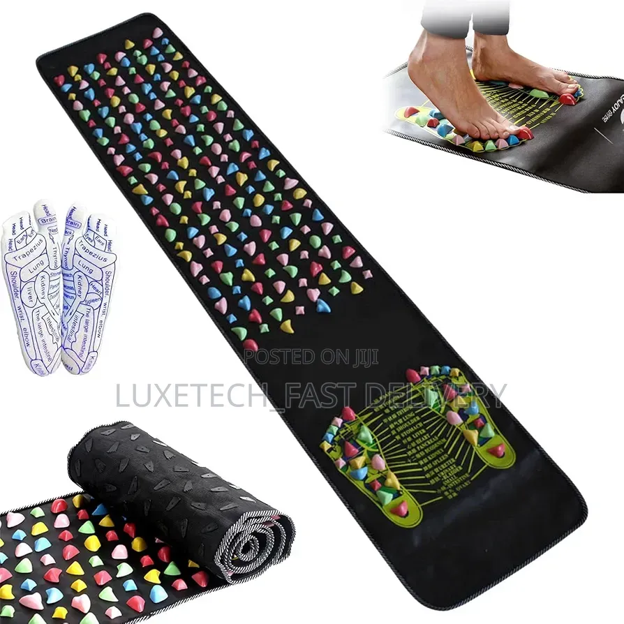 Acupressure Foot Massage Mat – Reflexology Walking Stone Mat