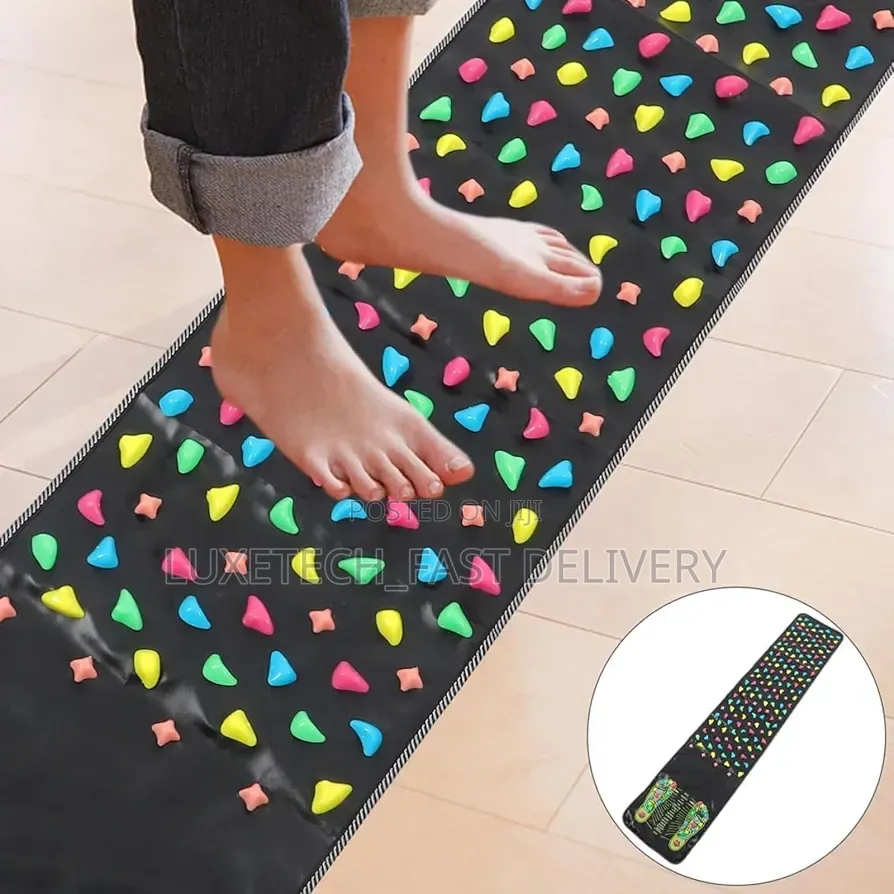 Acupressure Foot Massage Mat – Reflexology Walking Stone Mat