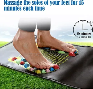 Acupressure Foot Massage Mat – Reflexology Walking Stone Mat