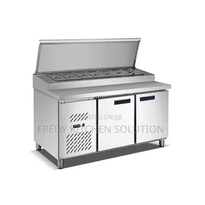 PSG-1500A - 7x1/4 GN Salad Display Counter With Shelf -