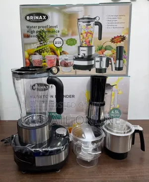 2.5ltrs Brinax 6 in 1 Waterproof Blender