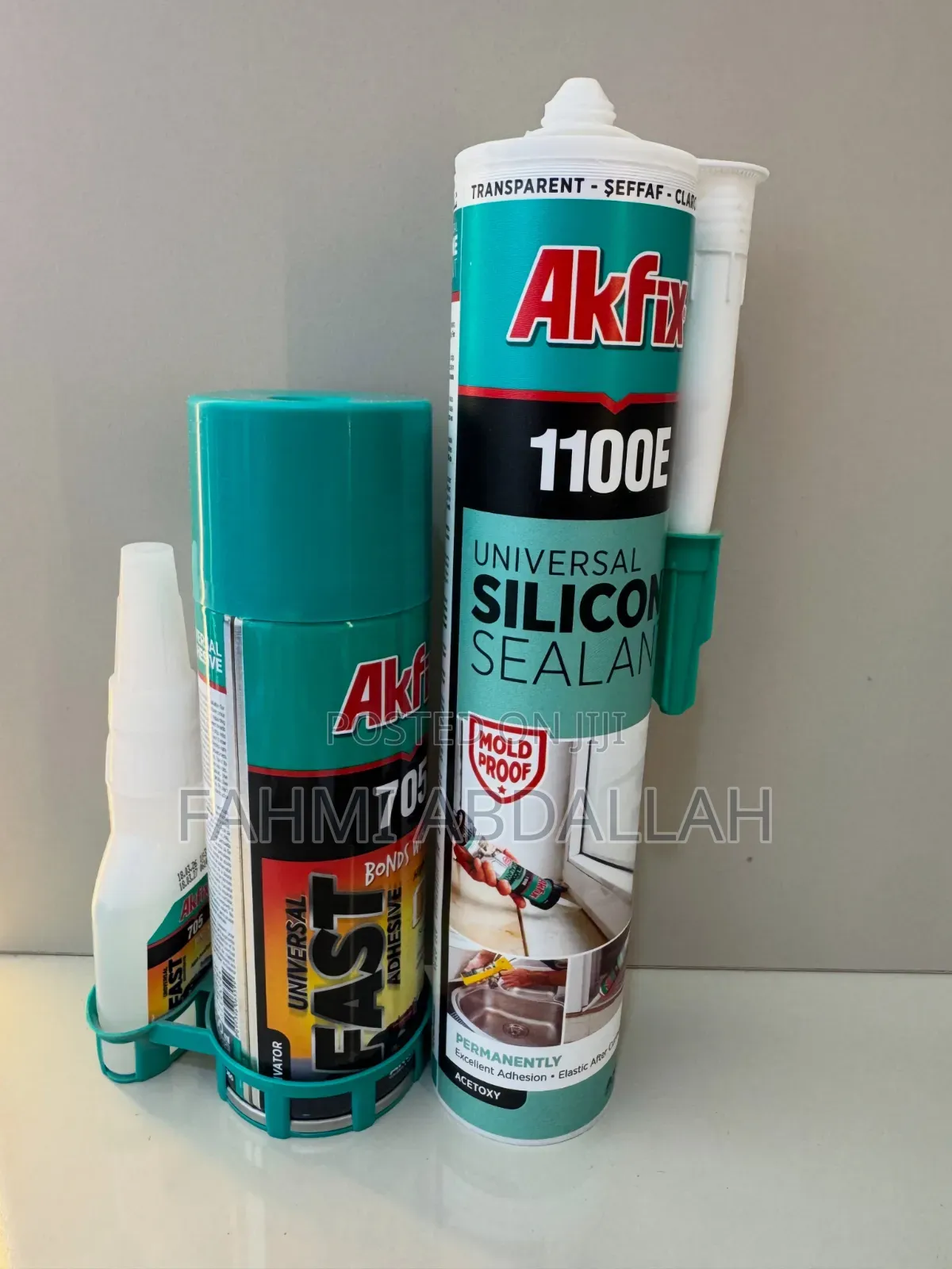 Akfix 705 Universal Fast Adhesive Set - Super Strong Instant Glue
