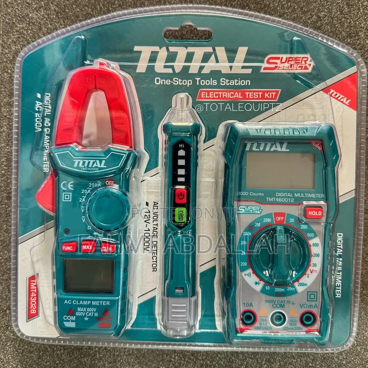 Professional TOTAL 3-Piece Electrical Test Kit (Model TOS24069)