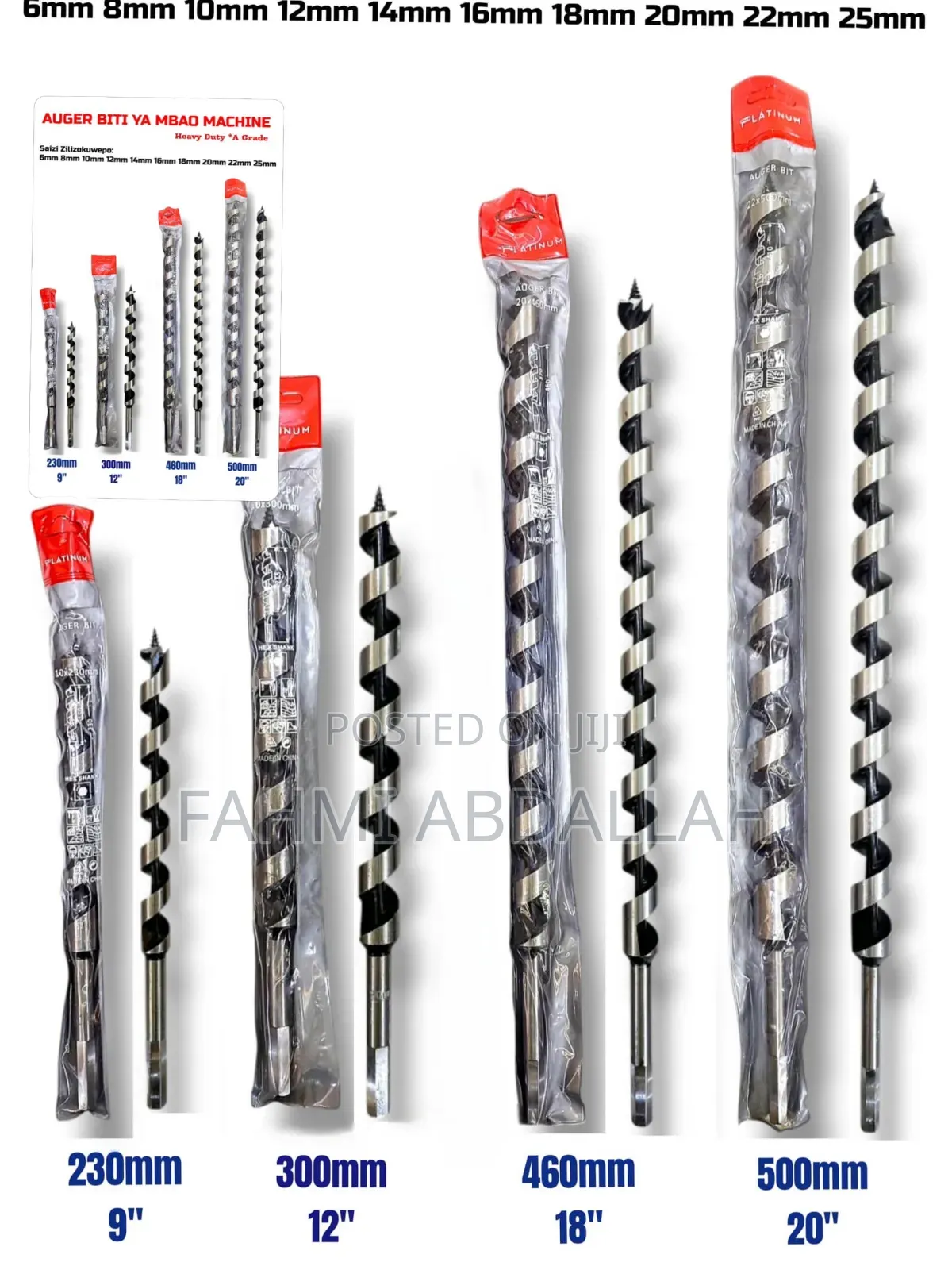 Wood Drill Bit Set – Clean, Fast Precise Carpentry Drilling