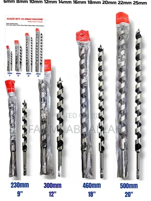 Wood Drill Bit Set – Clean, Fast Precise Carpentry Drilling
