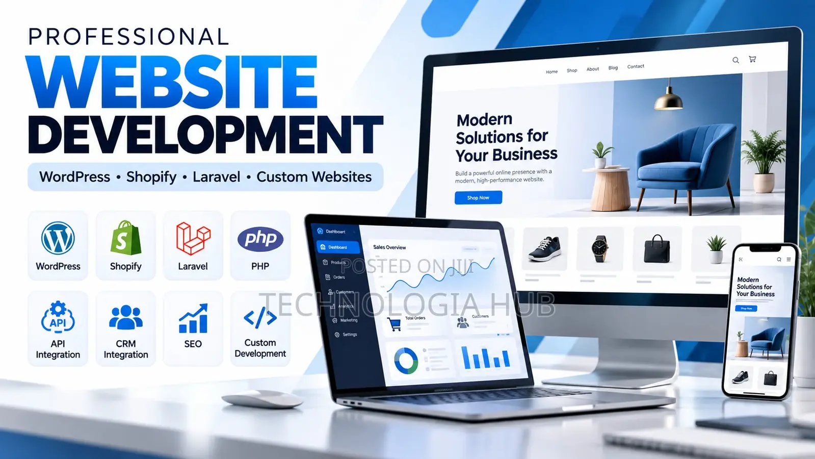 Custom Website Development | Business E-Commerce Websites