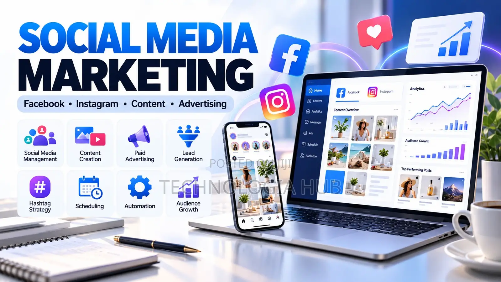 Social Media Marketing | Facebook, Instagram TikTok