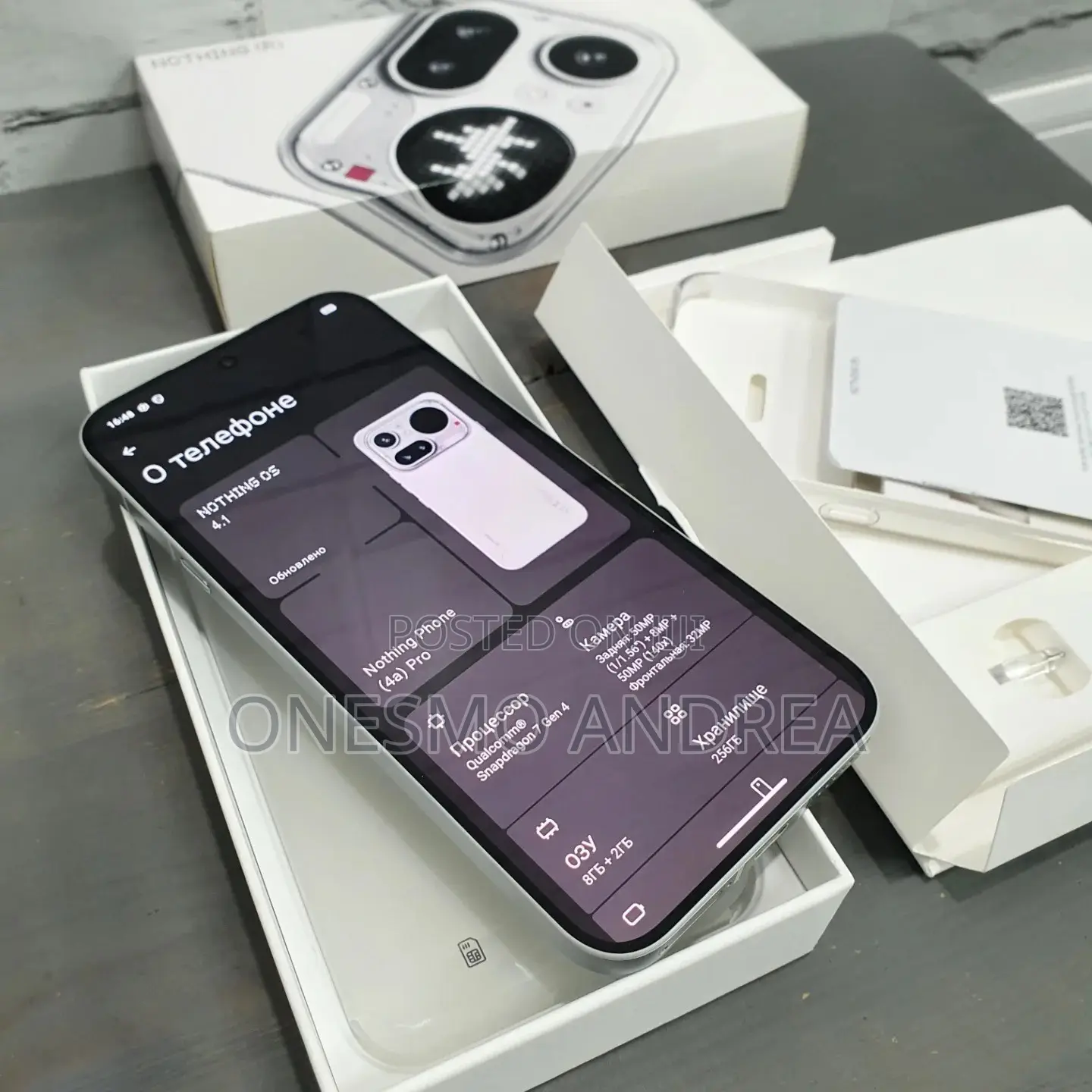 New Nothing Phone 4a Pro 256 GB Silver