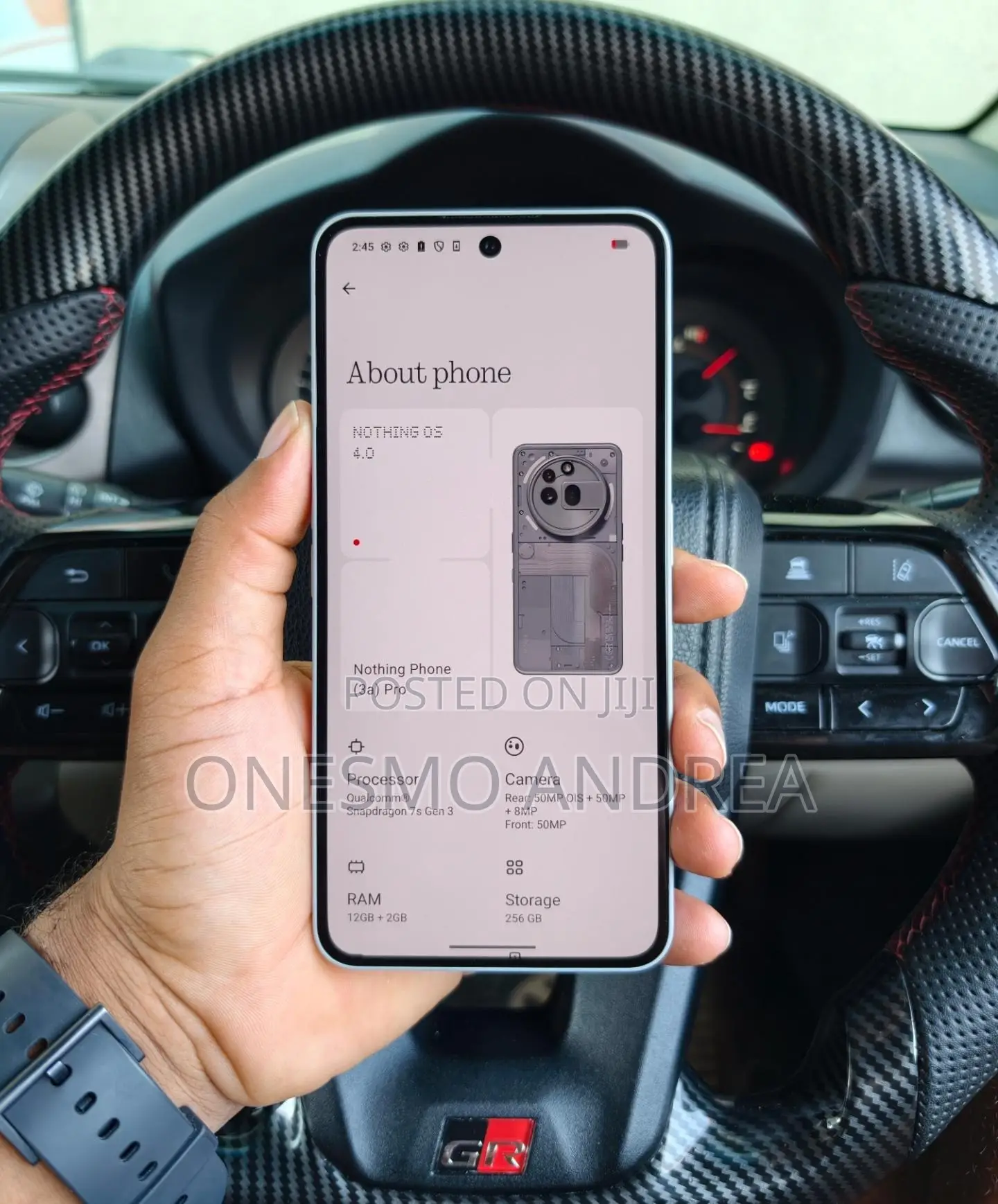 New Nothing Phone 3a Pro 256 GB Silver