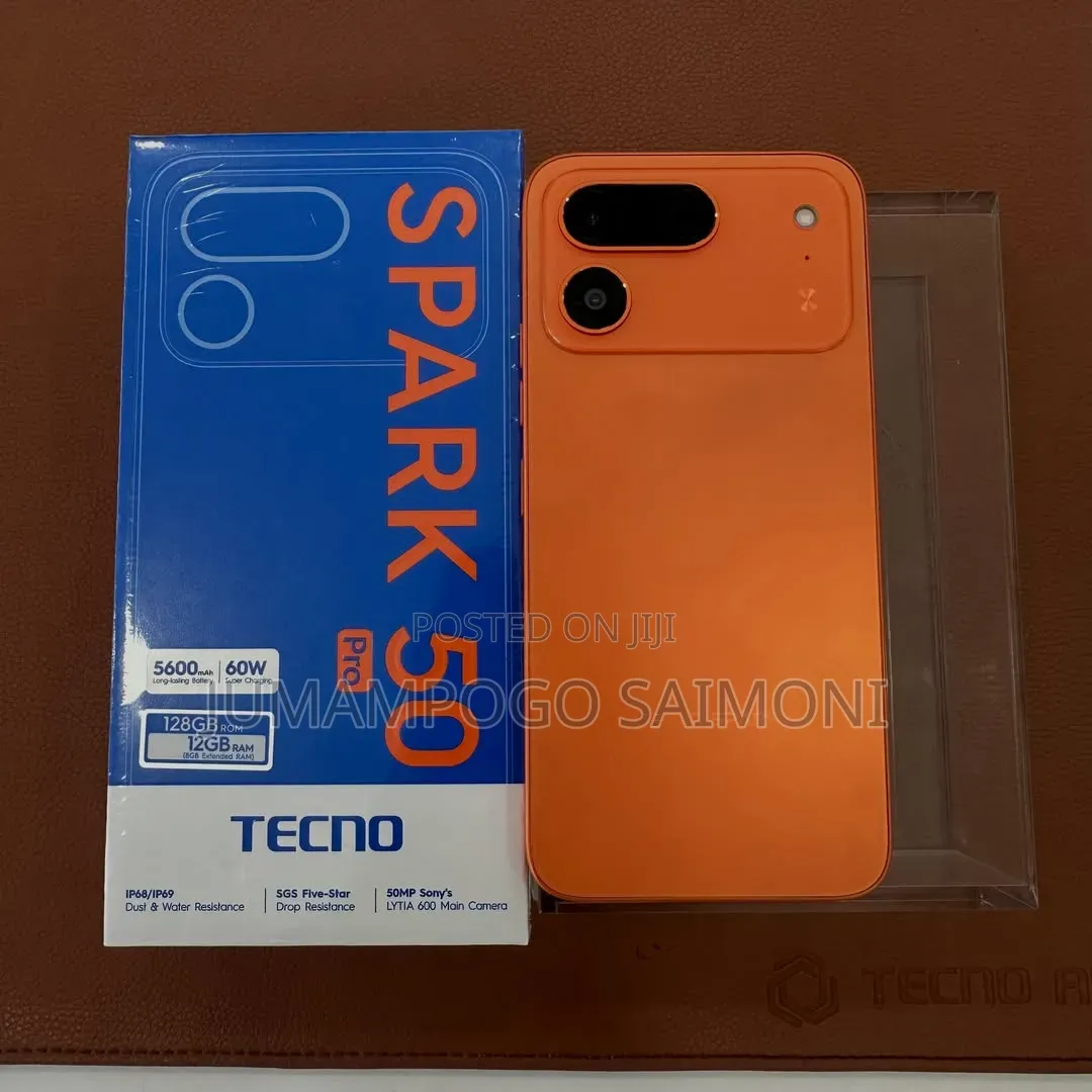 New Tecno Spark 50 Pro 256 GB Orange