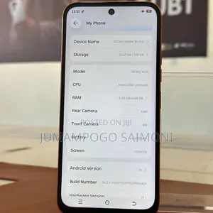 New Tecno Spark 50 Pro 256 GB Orange
