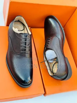 Men's Leather Shoes Flexible Rubber Soles Clarks OG