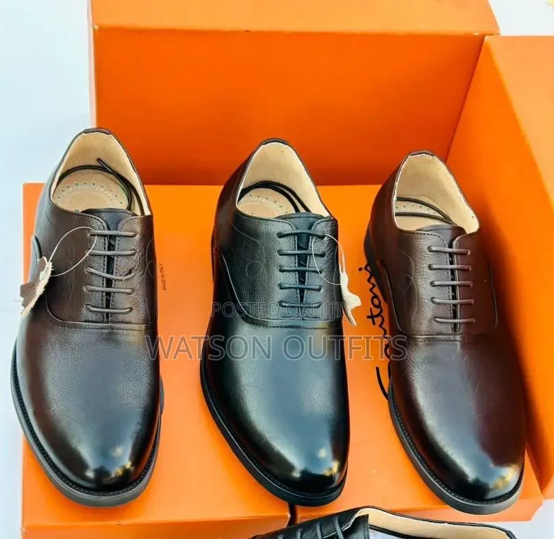 Men's Leather Shoes Flexible Rubber Soles Clarks OG