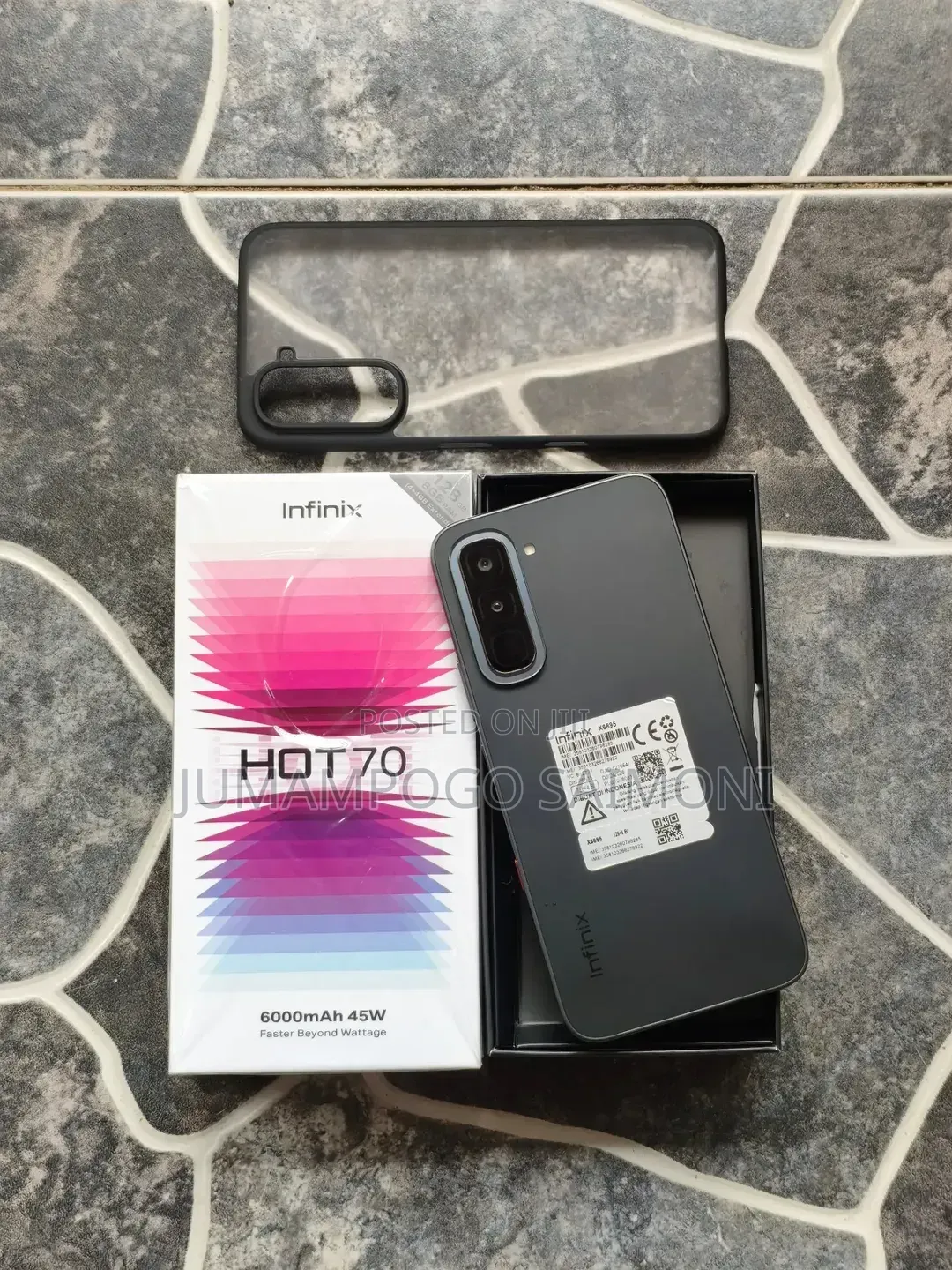 New Infinix Hot 70 Pro 5G+ 256 GB Black