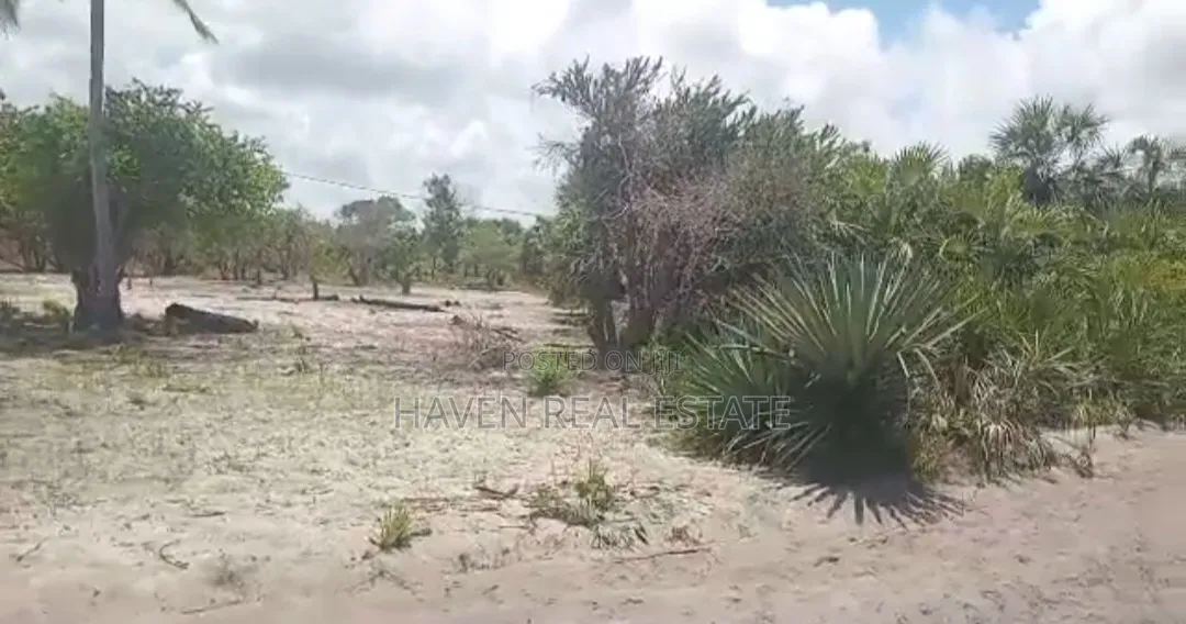 Beach Plot for Sale at Tanga Pangani