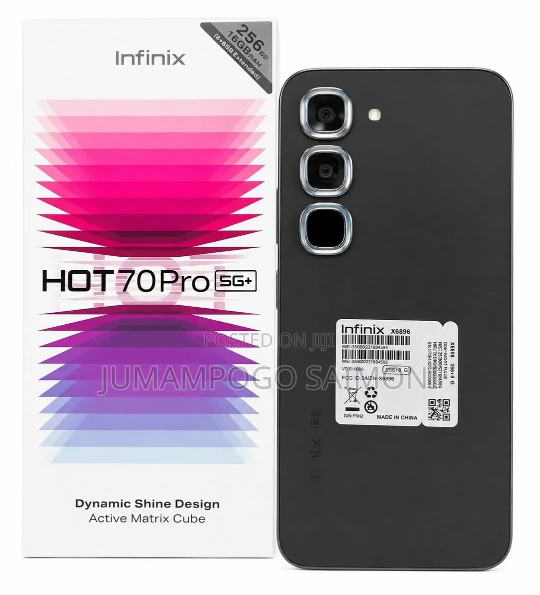 New Infinix Hot 70 Pro 256 GB Black