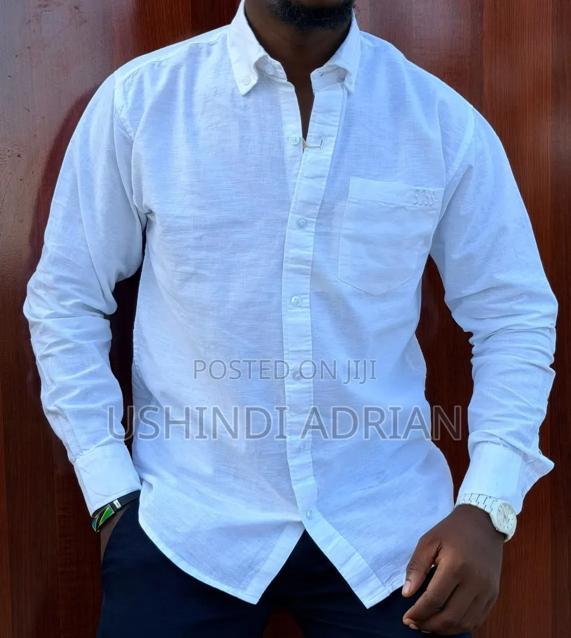 boss Aurenzo Linen Shirtsize: M • L • Xl • Xxlbei: TSH 35,000/=