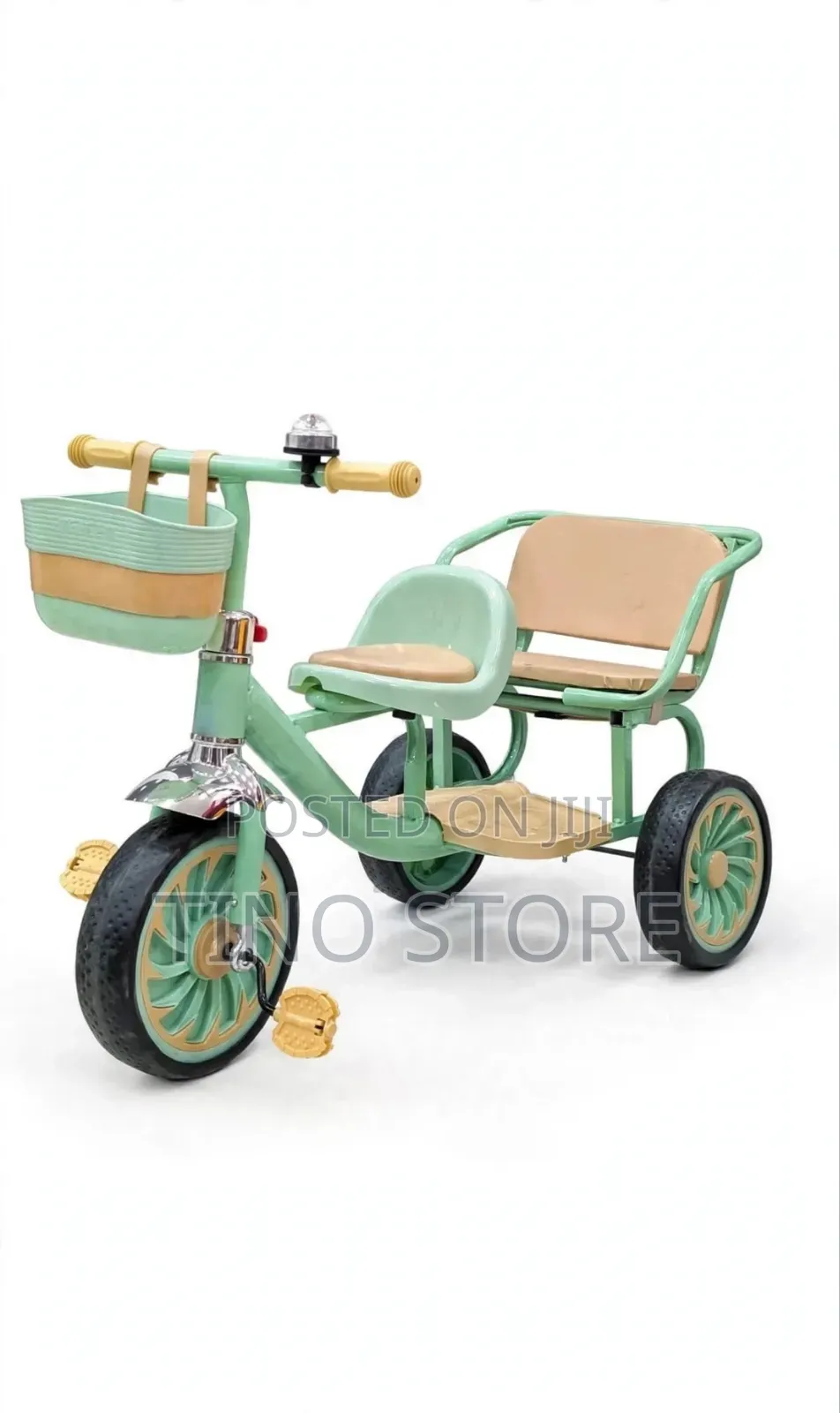 2 Seats Kids Tricycle
