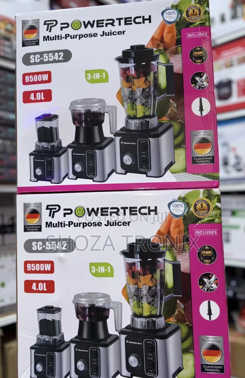 *PowerTech 3in1 Blender 4.0L