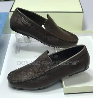 CK Leather Driving Loafer