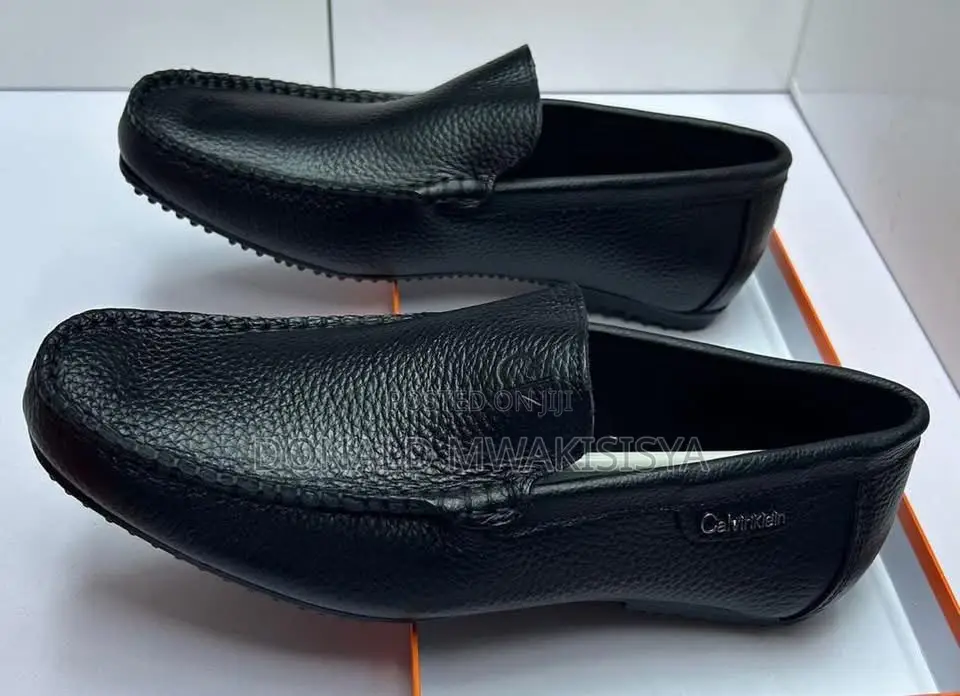 CK Leather Driving Loafer