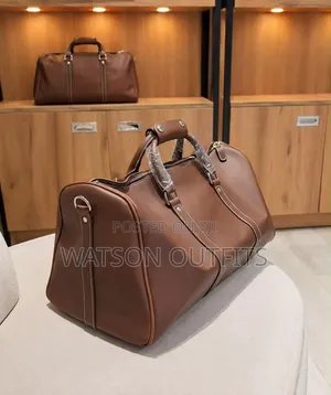 Travelling Bags Genuine Leather Materials 5 Colours