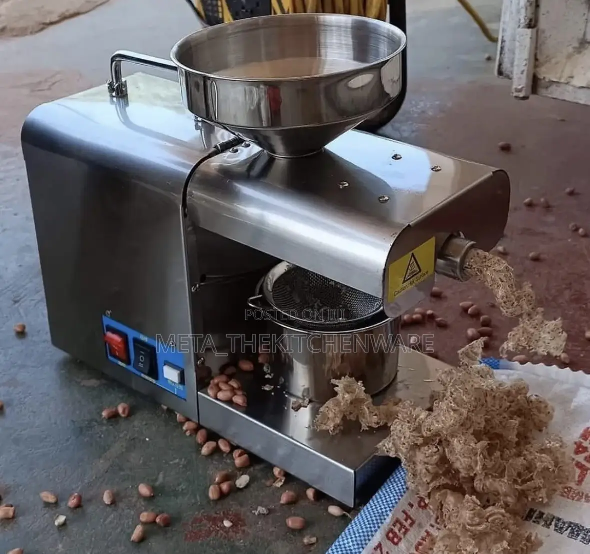 Commercial Oil Press Machine / Machine Ya Kukamilia Mafuta Ya Karanga