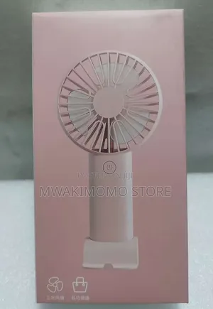 Portable Mini USB Rechargeable Handheld Fan With a Desktop Stand
