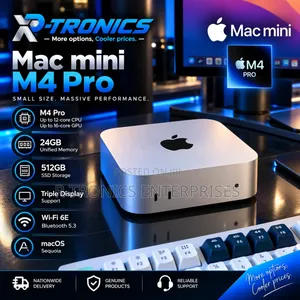 New Desktop Computer Apple Mac Mini M4 Pro 24GB Apple M4 Pro SSD 512GB