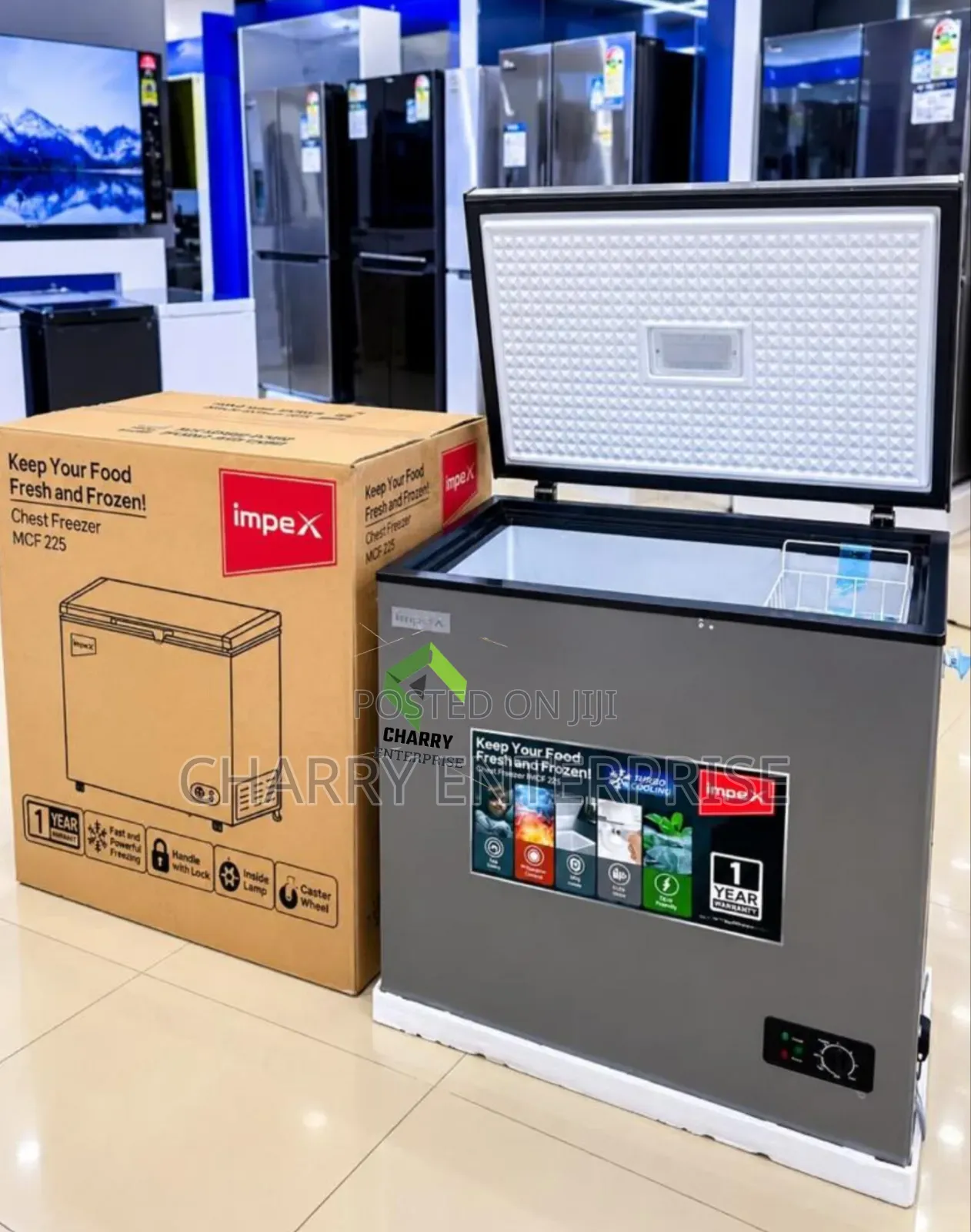 Impex Chest Freezer 200L Gandisha Nyama, Samaki Bila Wasiwasi