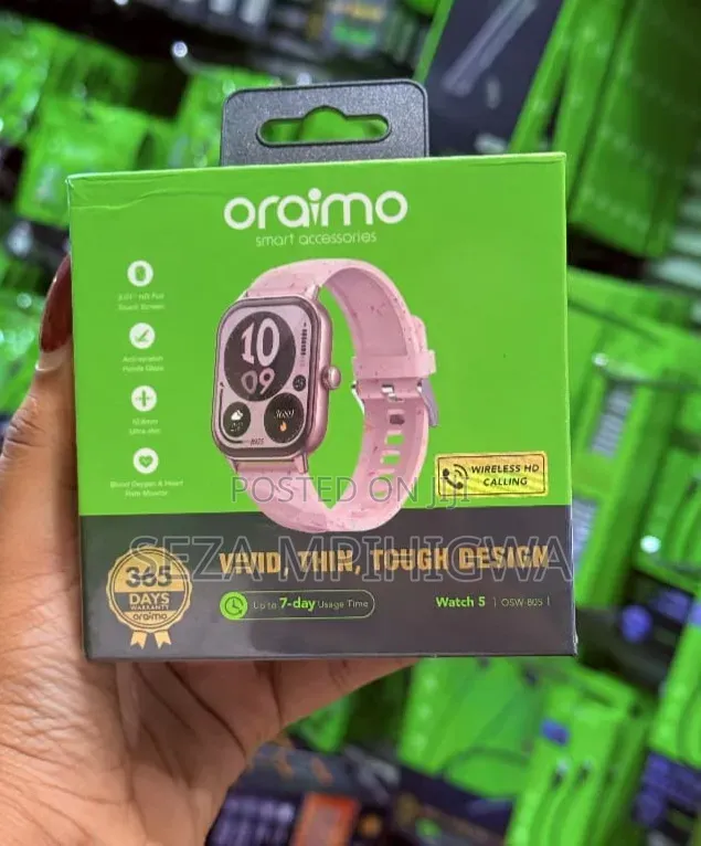 Oraimo Watch 5 (Osw-805) – Nyembamba, Imara Na Ya Kifahari! 