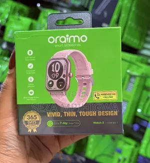 Oraimo Watch 5 (Osw-805) – Nyembamba, Imara Na Ya Kifahari! 