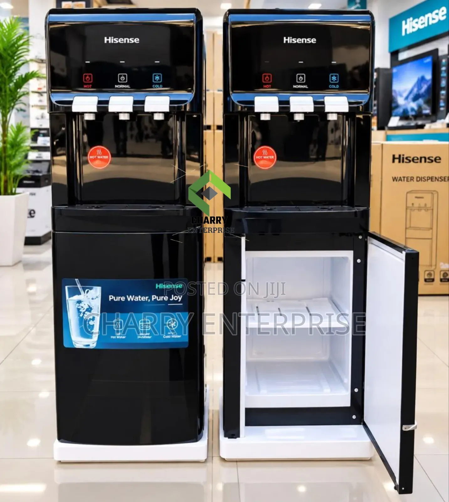 Hisense Water Dispenser Model H96WDTB3S1 3Tap With Bottom Load Cabinet