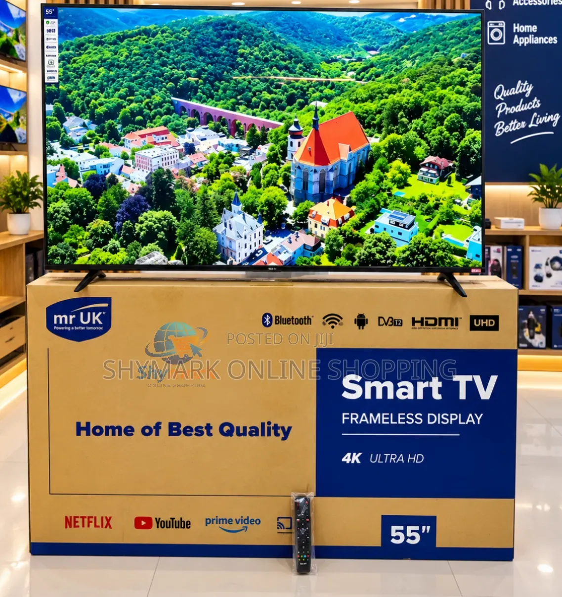Mr. UK 55-Inch UHD 4K Android Smart TV