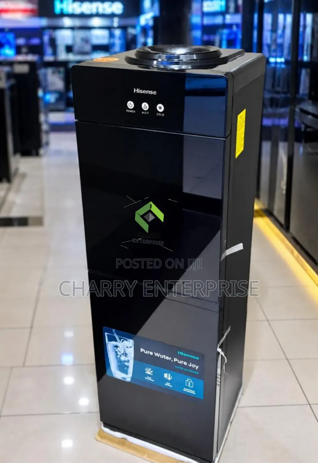 Hisense Water Dispenser H97WDTB3S1 Top Loading 3 Ways With Cabinet