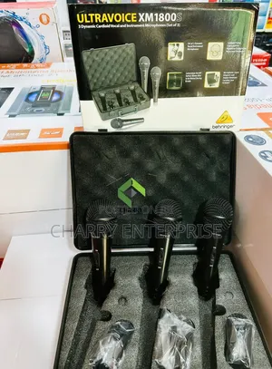 Behringer 3 Set of Vocal & Instrumental Microphone Ultravoice Xm1800s