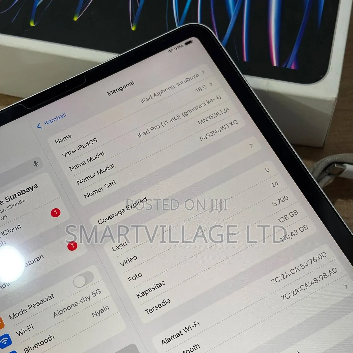 New Apple iPad Pro 11 (2022) 512 GB Silver
