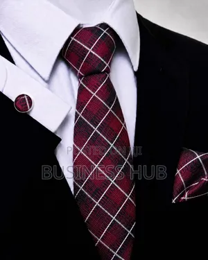 Tai Pamoja Na Kitambaa Cha Mfuko Wa Suit