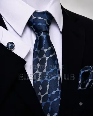 Tai Pamoja Na Kitambaa Cha Mfuko Wa Suit