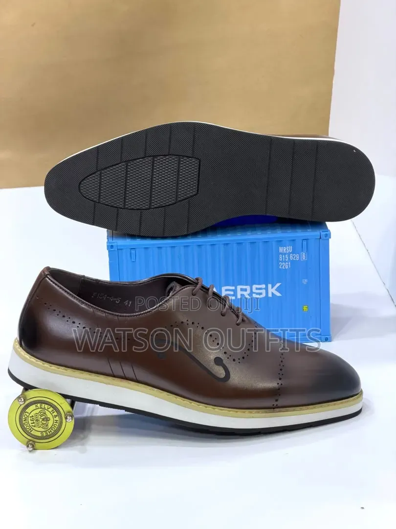Men's Leather Shoes New Designs Berlutti Materials