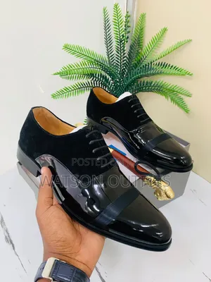 Men's Leather Mocca Shoes GUCCI Design 1 Black Colour
